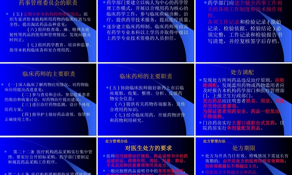 医院药学相关法规.ppt