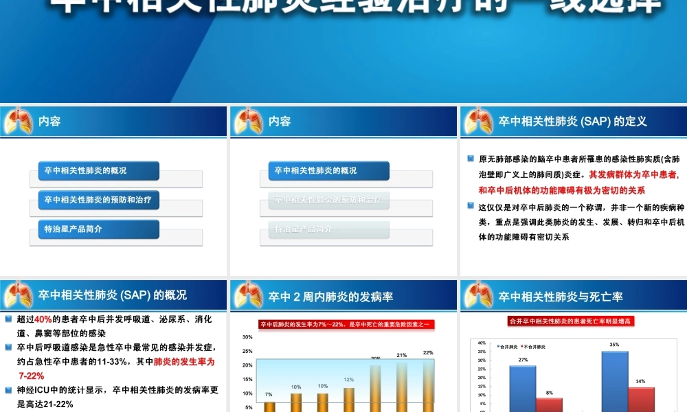 卒中相关性肺炎诊治科室会PPT.ppt