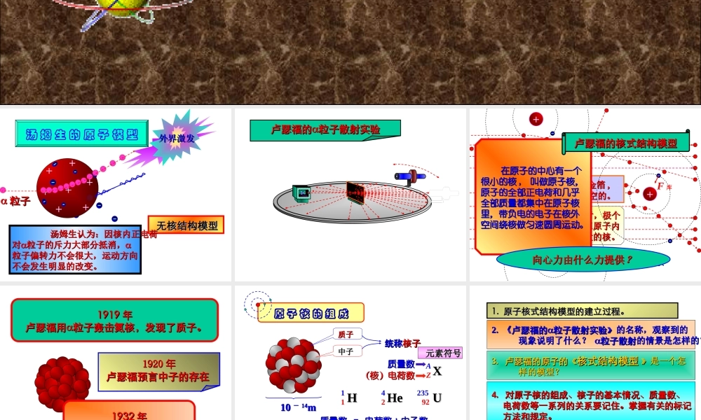 卢瑟福的粒子散射放射源.ppt