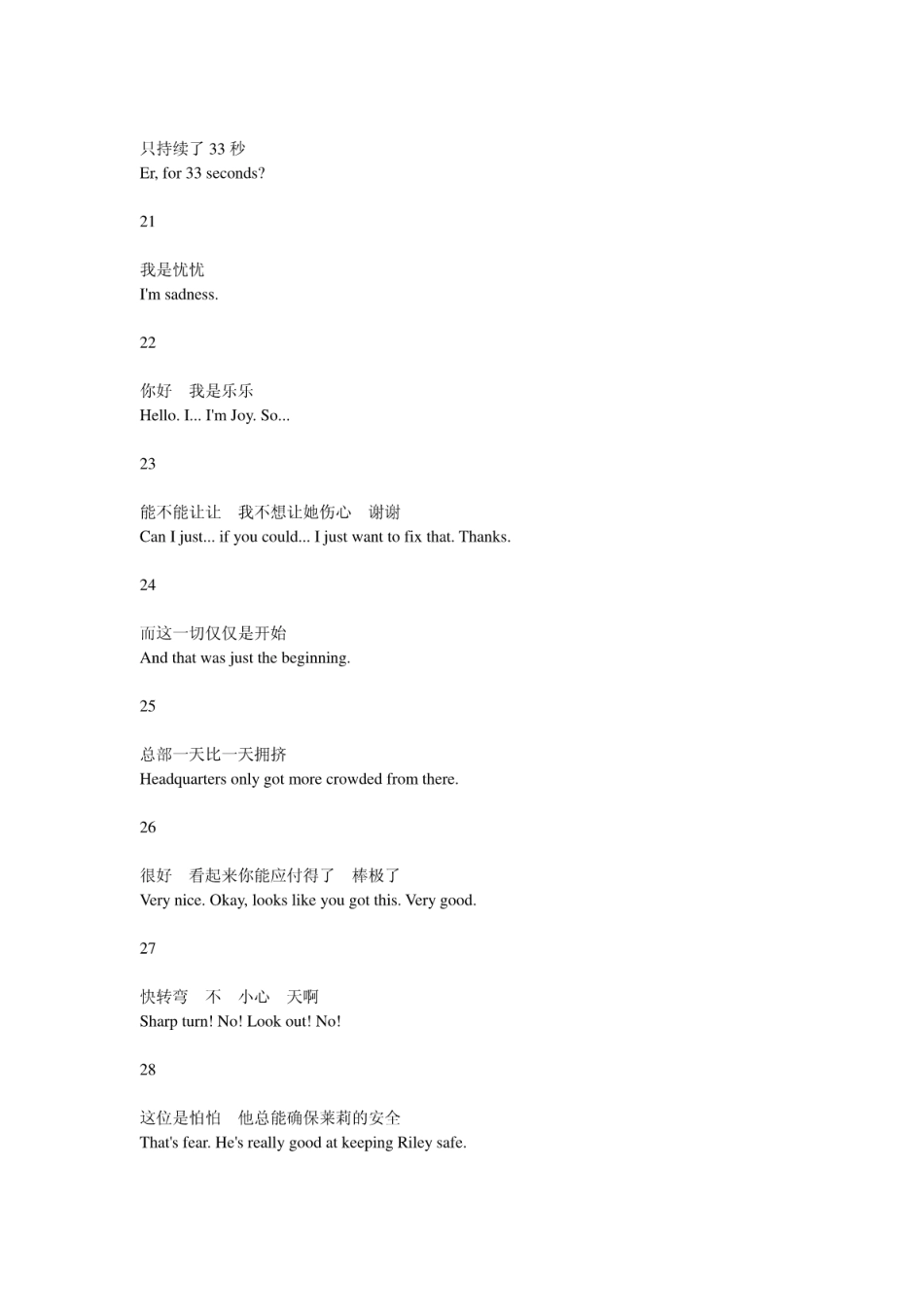 电影头脑特工队Inside.Out.2015台词剧本中英文对照完整版.pdf_第2页
