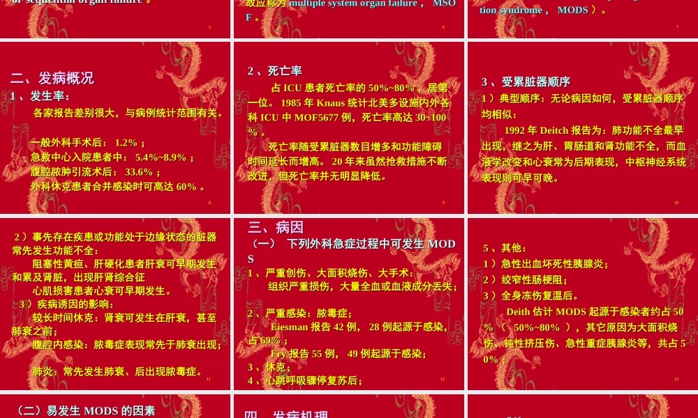 多脏器功能障碍综合征.ppt