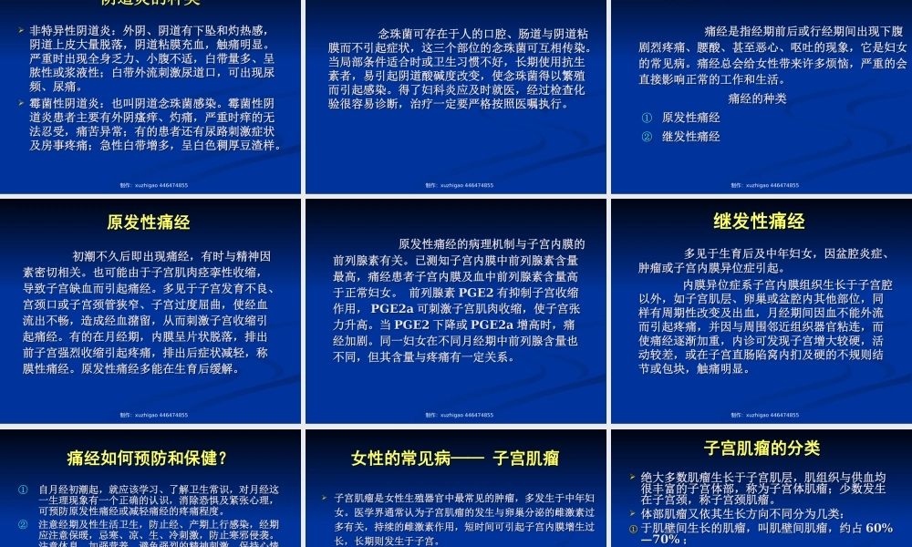 女性健康知识讲座完整版(赵巧英).ppt