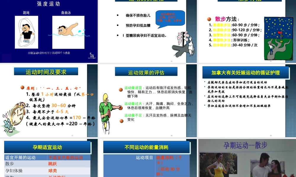 妊娠期糖尿病运动指导.ppt