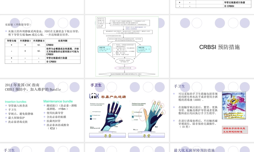 导管相关血流感染.ppt