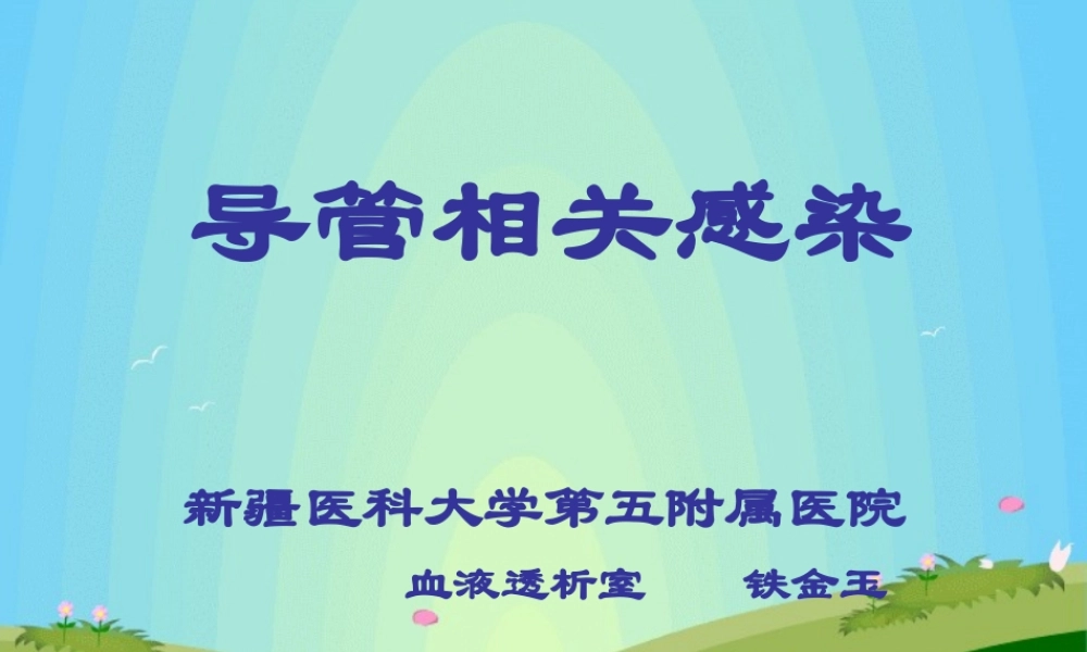 导管相关感染.ppt