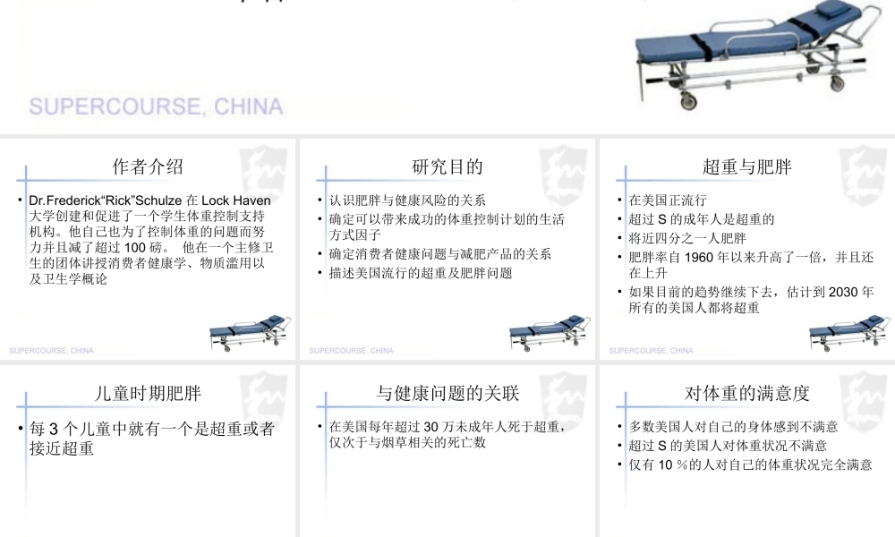 对自己健康负责控制体重.ppt