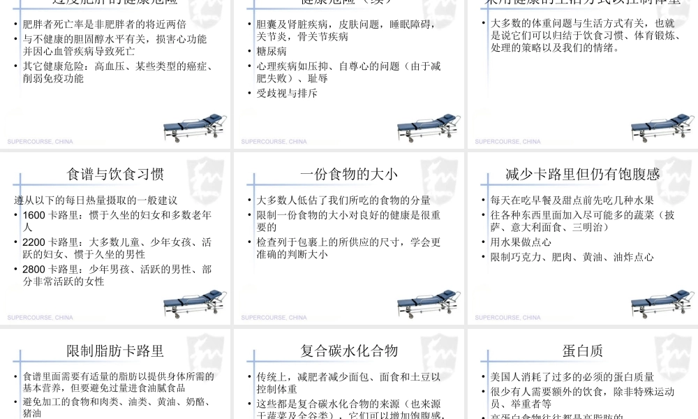 对自己健康负责控制体重.ppt