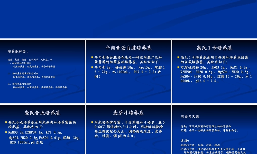 常用培养基制备-灭菌-与-消毒.ppt