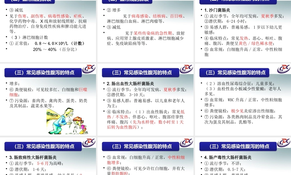 常见感染性腹泻的特点和思考.pptx