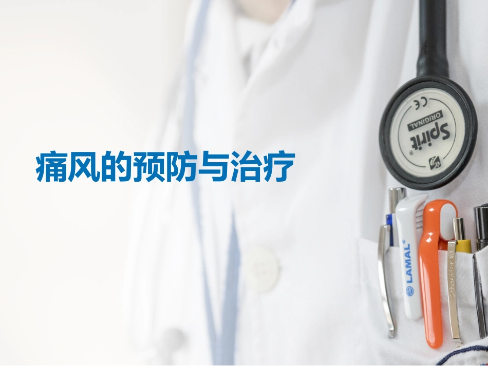 痛风的防治-180525.pptx_第1页