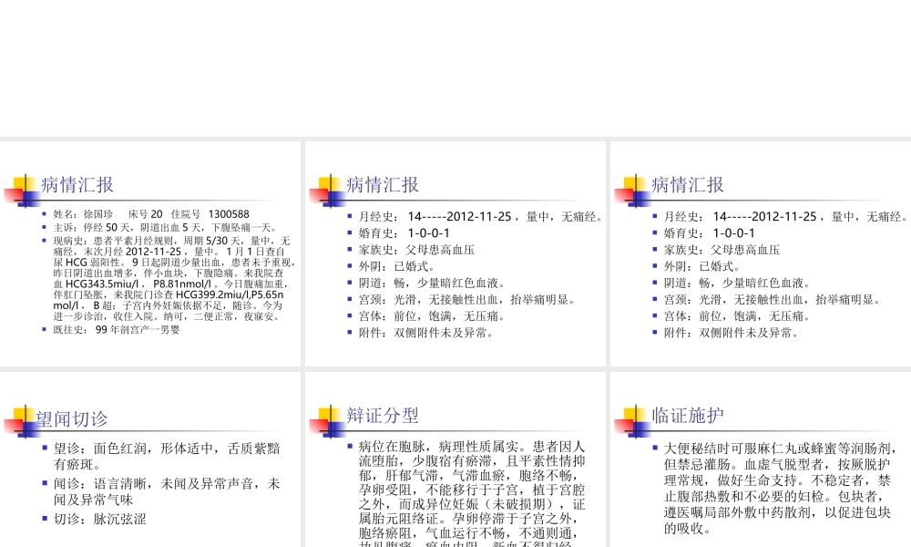 异位妊娠的健康宣教剖析.ppt