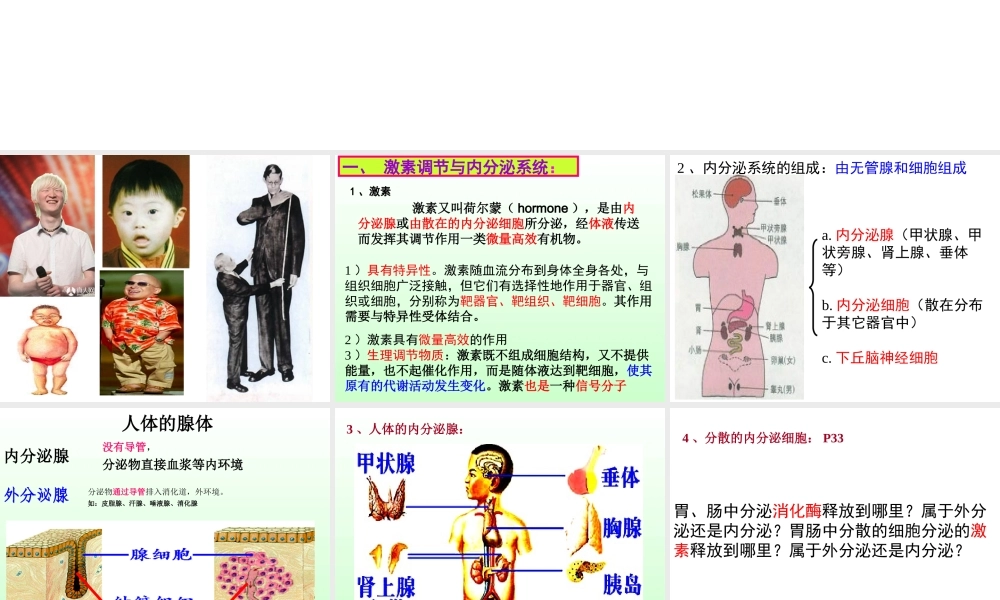 必修3、3-2、内分泌系统与体液调节.ppt