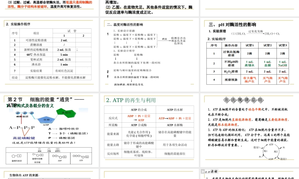 必修一-第5章-细胞的能量供应和利用2013.ppt