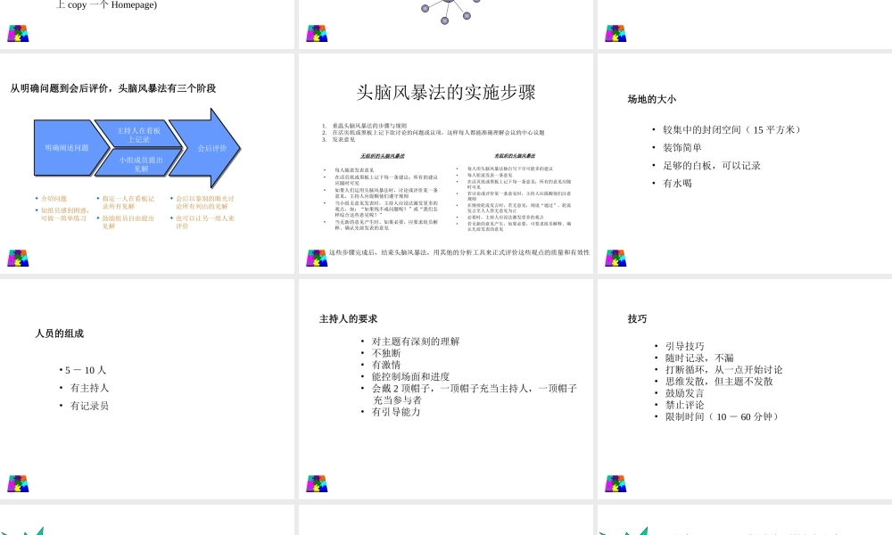 思维导图头脑风暴法.ppt