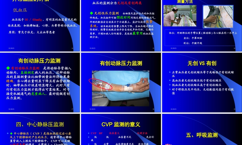 急危重病人的生命体征监测.ppt