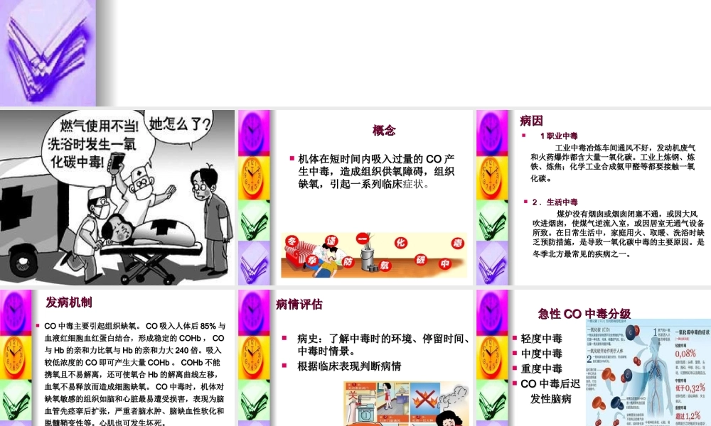 急性CO中毒的救护(蒋忠勇).ppt