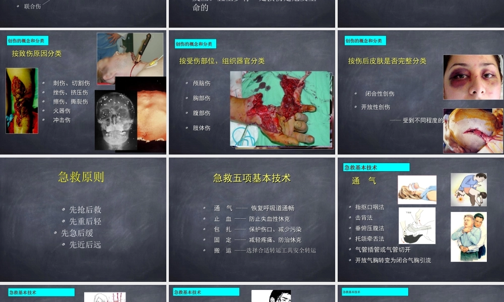 急性创伤的救护.ppt