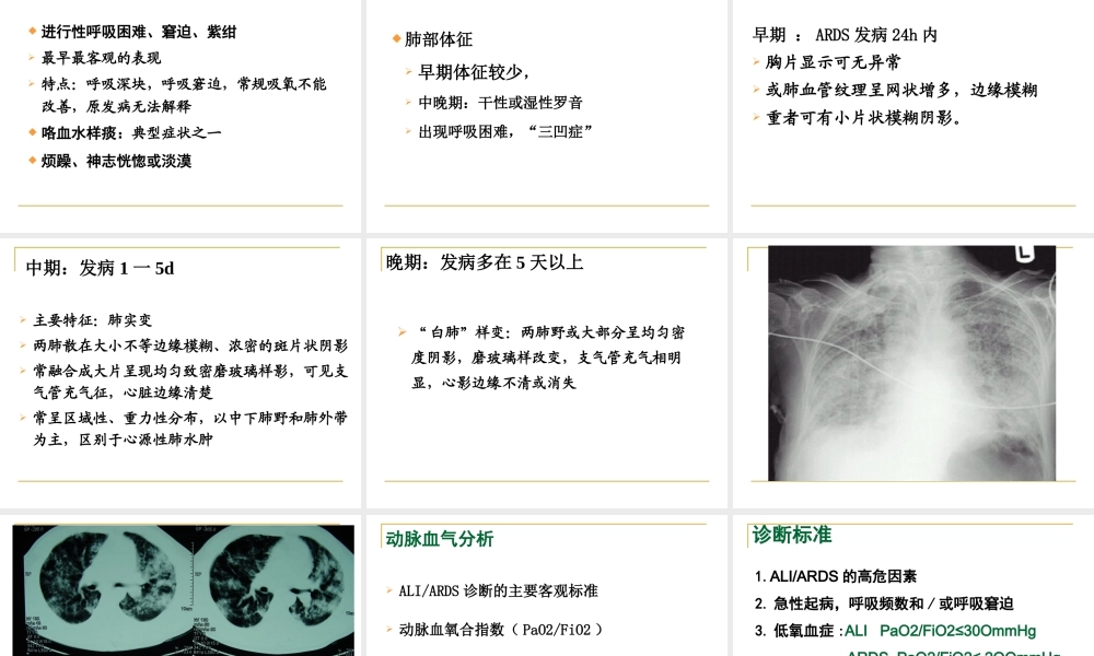 急性呼吸窘迫综合症新.ppt