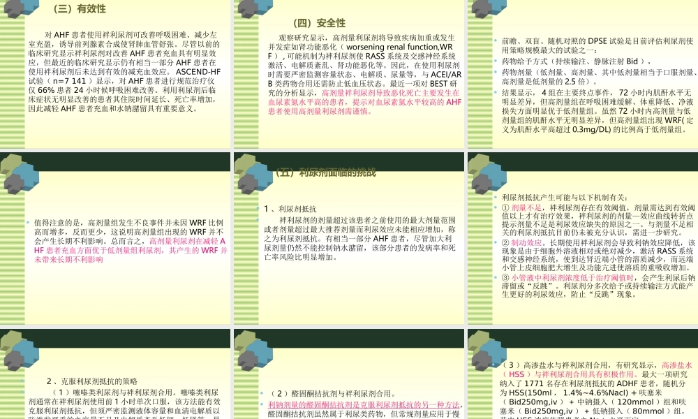 急性心力衰竭时的利尿方法.ppt