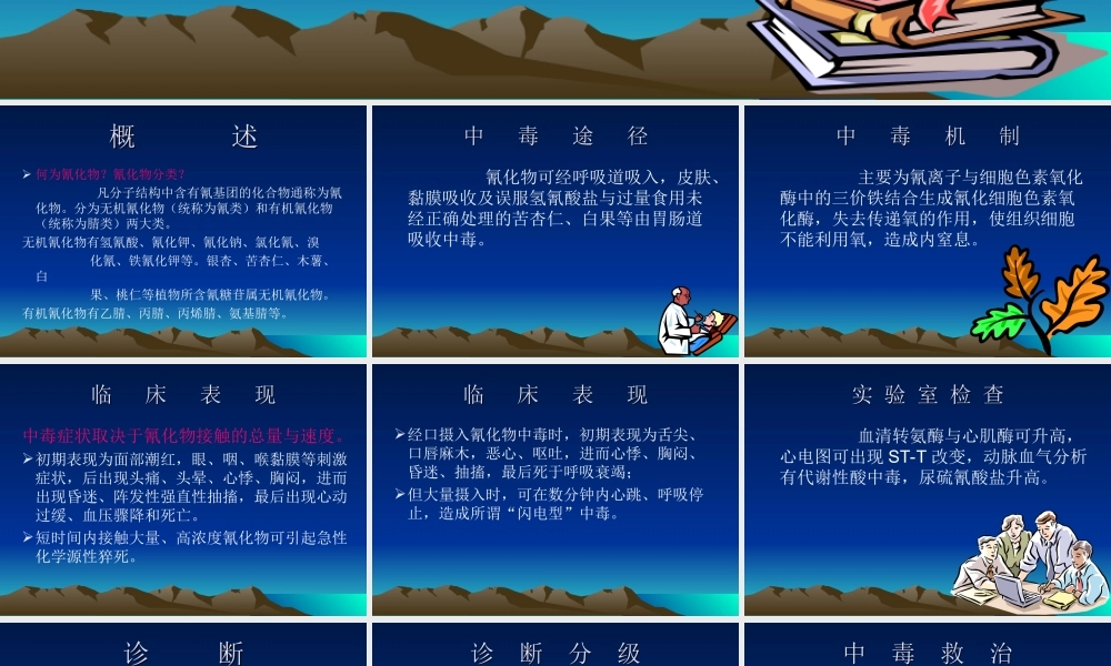 急性氰化物中毒概论.ppt