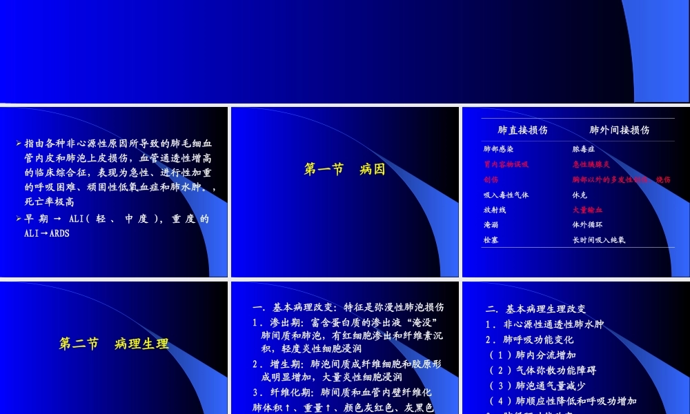 急性肺损伤和急性呼吸窘迫综合征.ppt