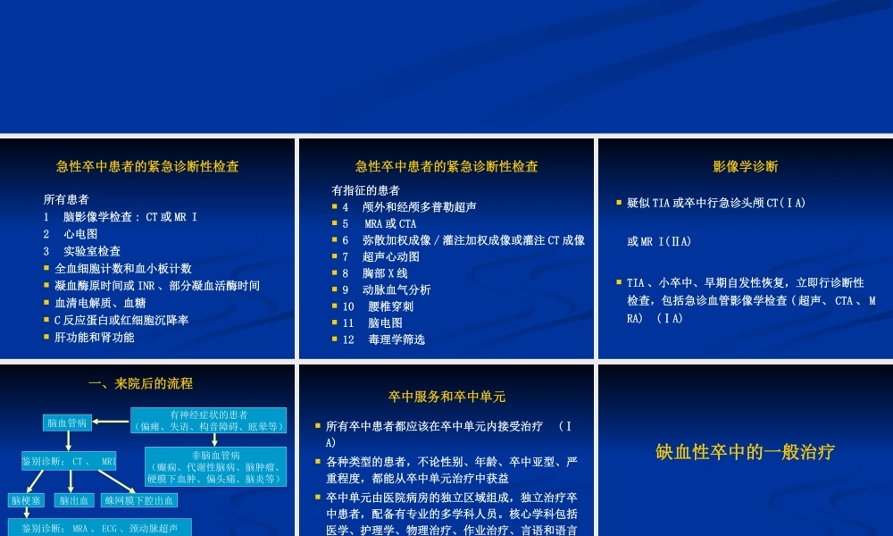 急性脑梗塞诊治.ppt