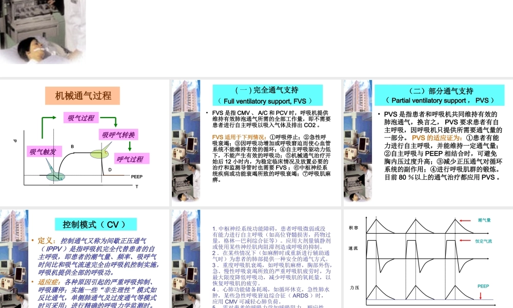 呼吸机的应用.ppt