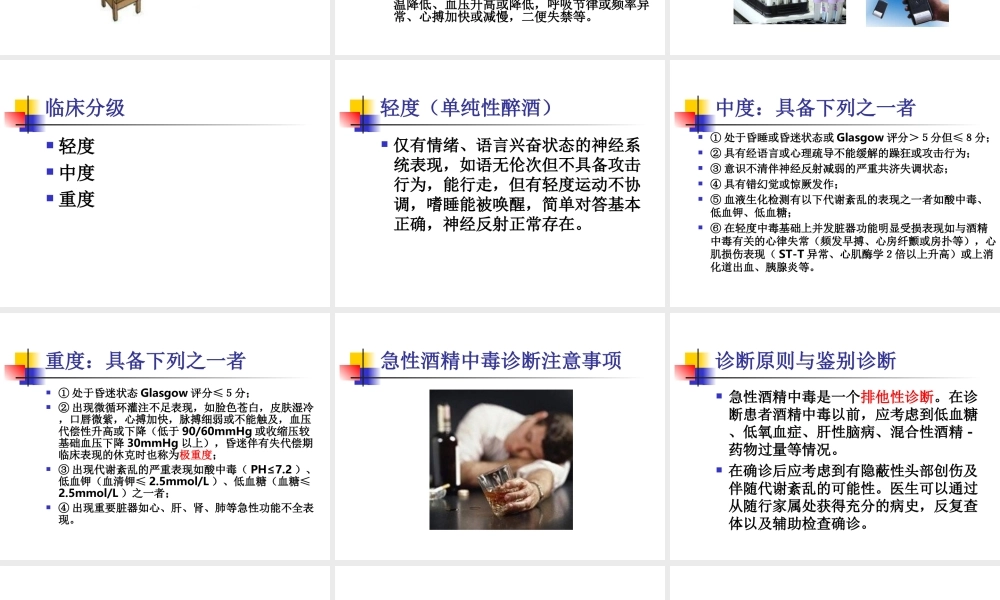 急性酒精中毒诊治共识-全科班.ppt