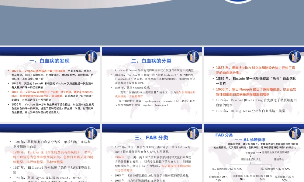 急性髓性白血病的分类及其进展3.ppt