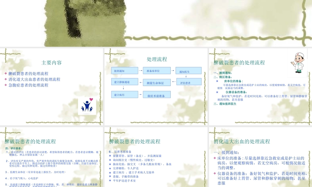 急救病人的处理流程.ppt