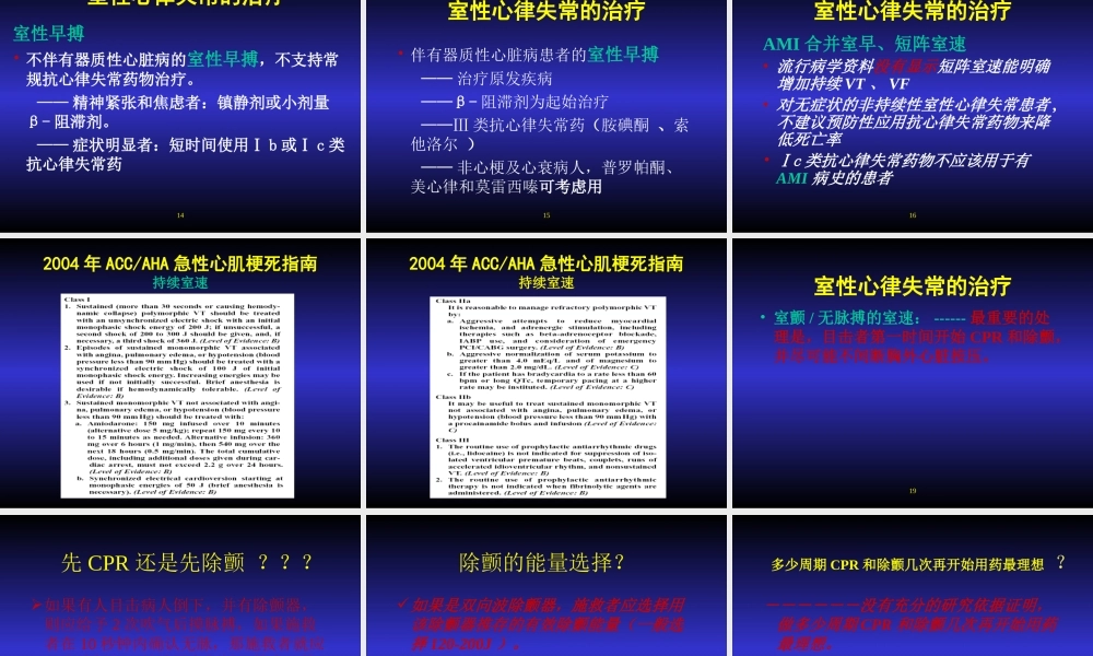 急诊心律失常的救治.ppt