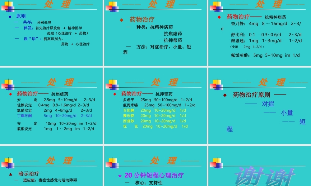 急诊患者中精神障碍的识别与处理[1].ppt.ppt