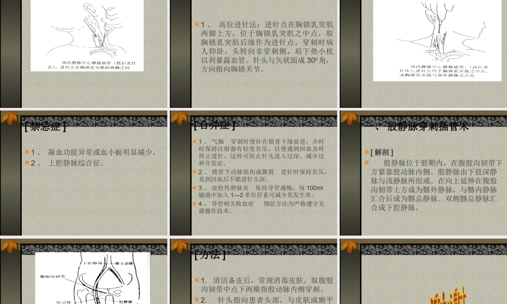 急诊深静脉穿刺置管术.ppt