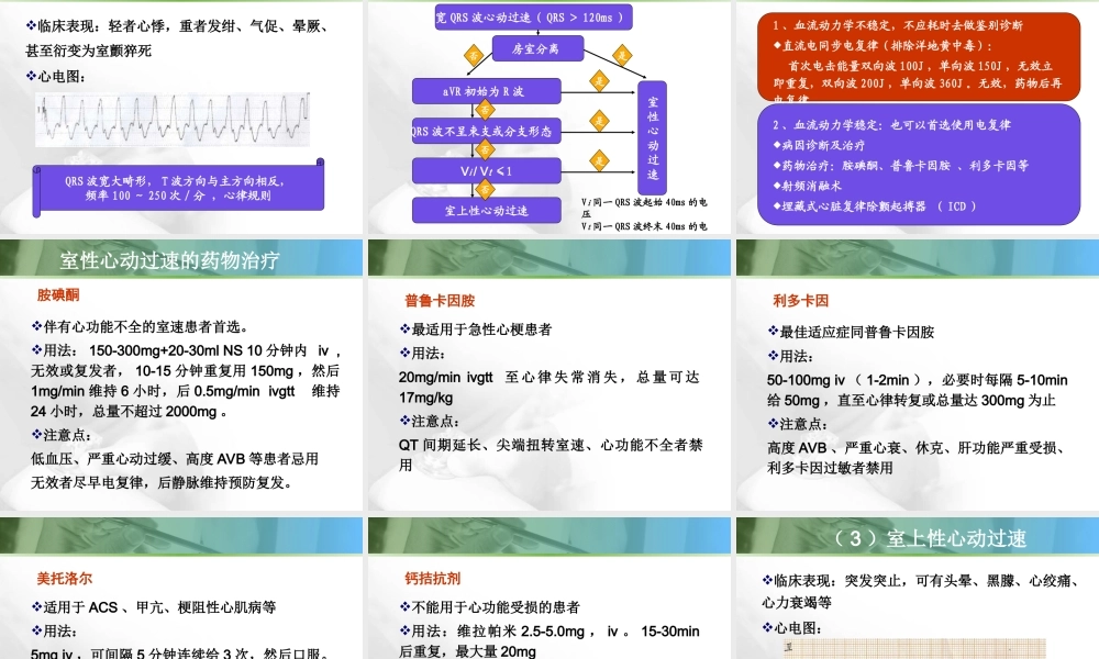 恶性心律失常的急诊处理.ppt