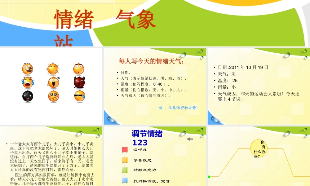 情绪气象站.ppt