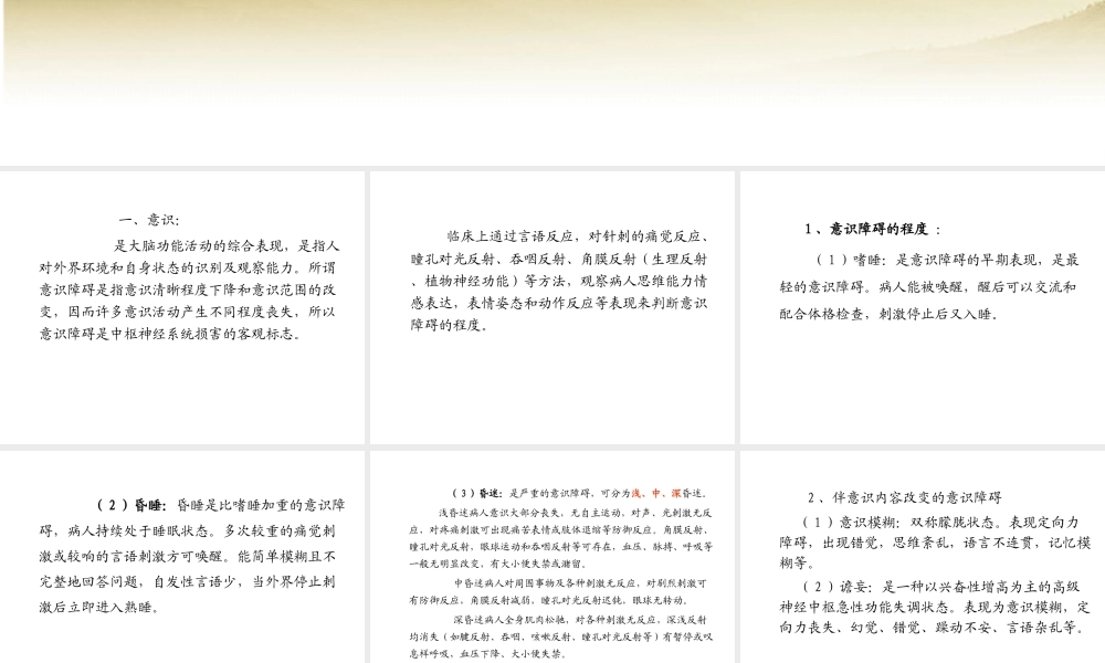 意识障碍及肌力评定.ppt