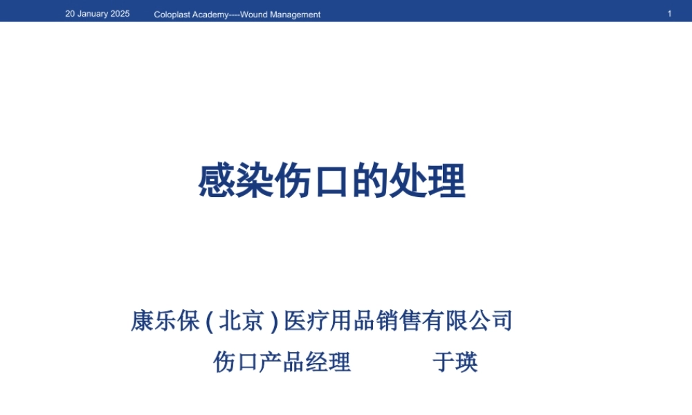 感染伤口的处理.ppt