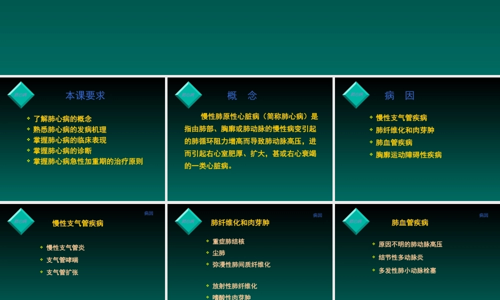 慢性肺源性心脏病-(Chronic-Cor-Pulmonale)讲解.ppt