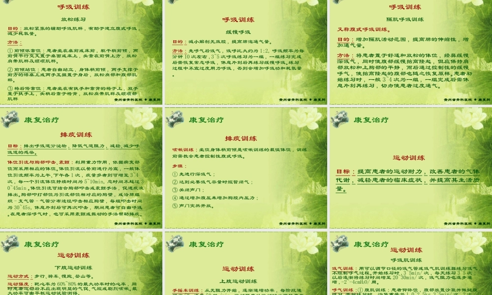 慢性阻塞性肺病的康复剖析.ppt