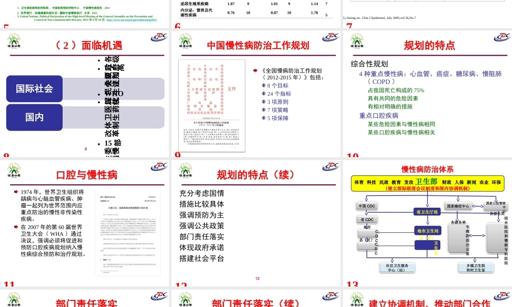 慢病综合防控新进展与展望.ppt