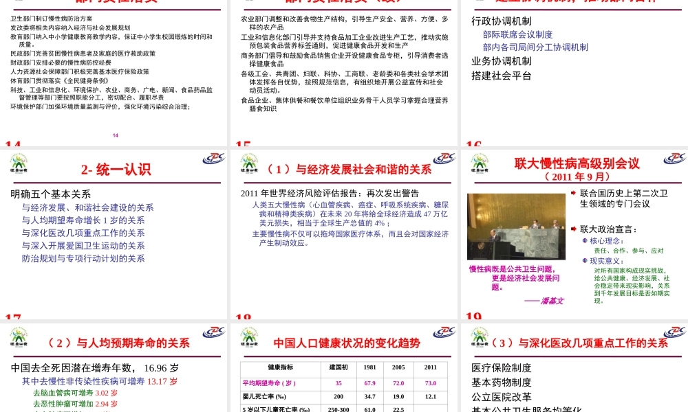 慢病综合防控新进展与展望.ppt