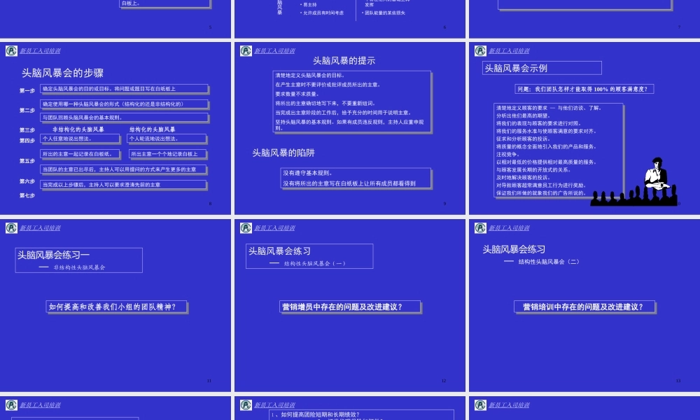 成功的头脑风暴.ppt