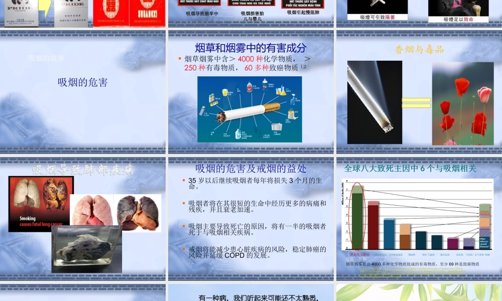 戒烟远离慢阻肺.ppt