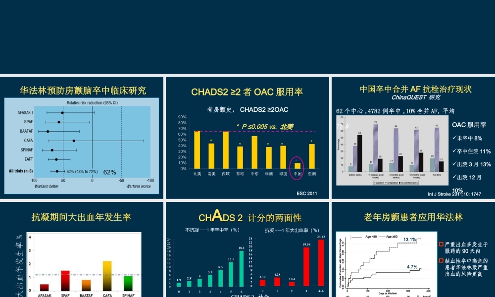 房颤患者对出血风险评估详解讲诉.ppt