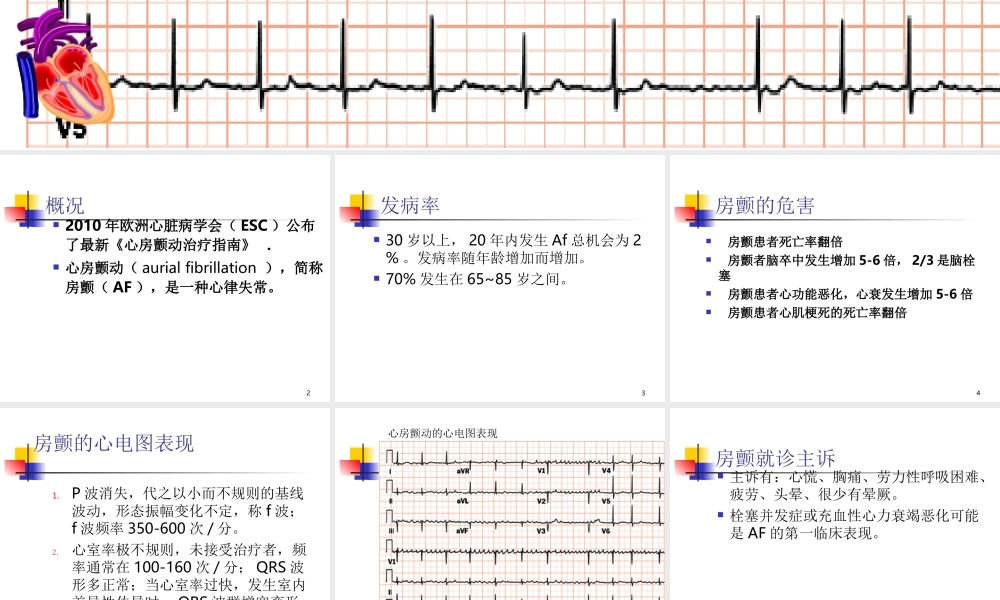 房颤的诊疗进展.ppt