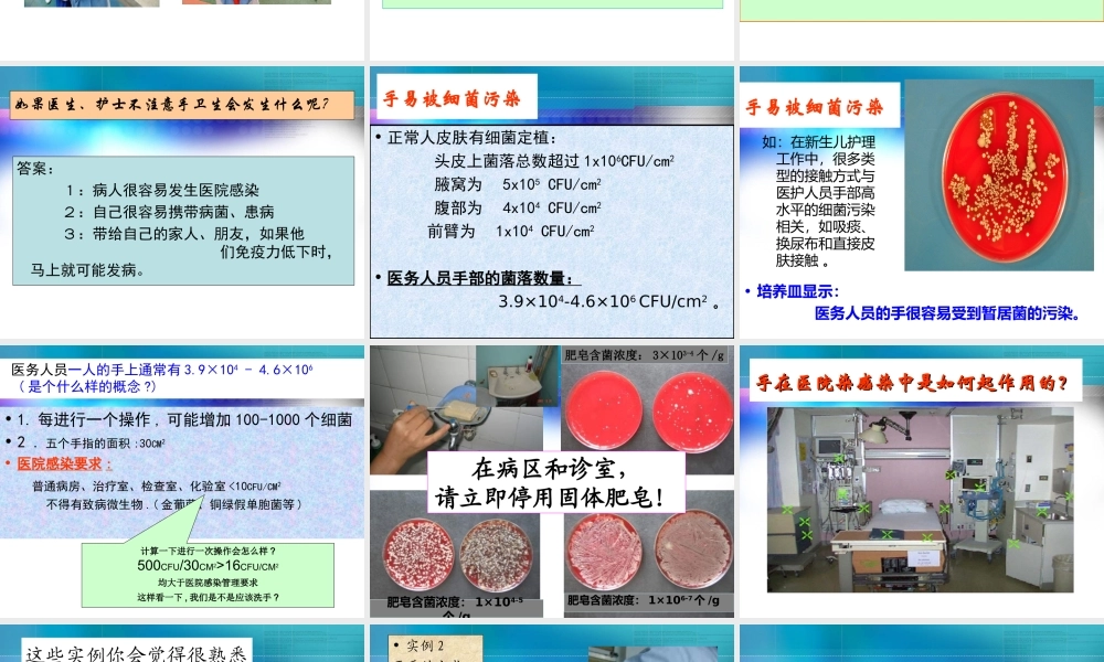 手卫生与医院感染(01).ppt
