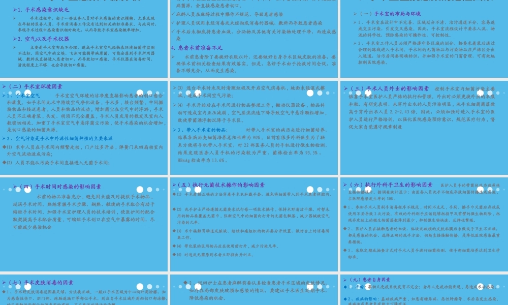 手术室感染来源与危险因素.pptx