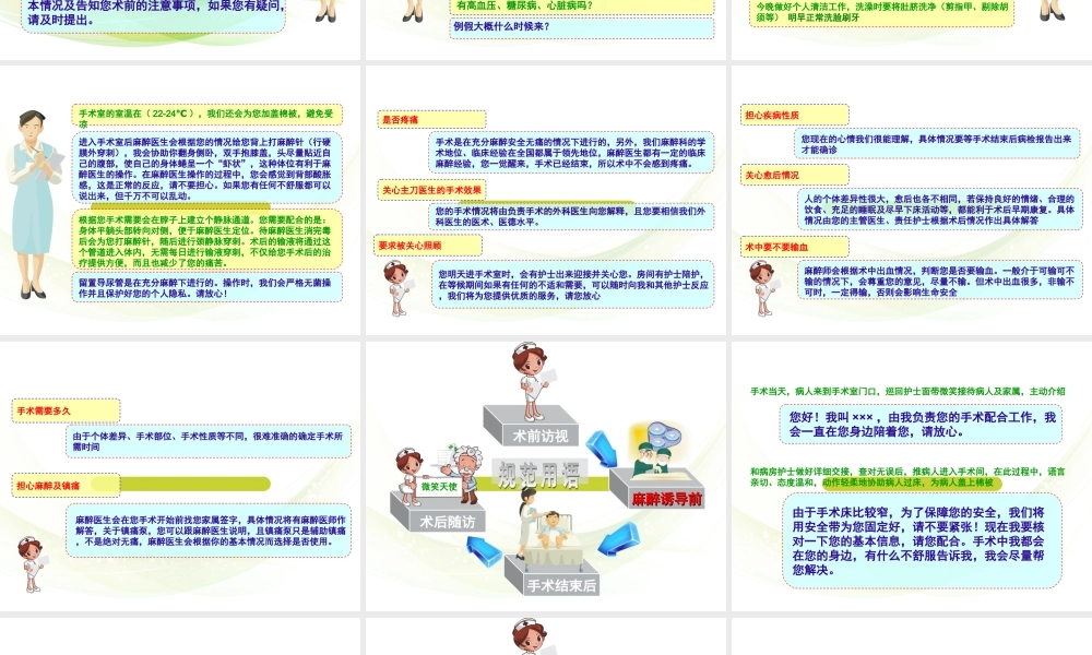 手术室规范用语.ppt