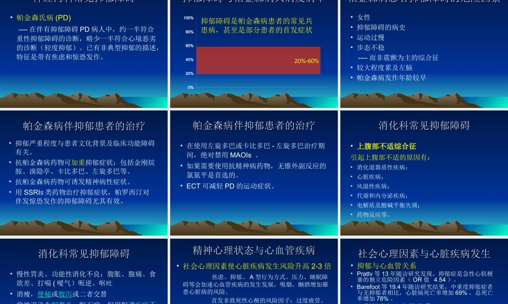 抑郁障碍的躯体症状.ppt