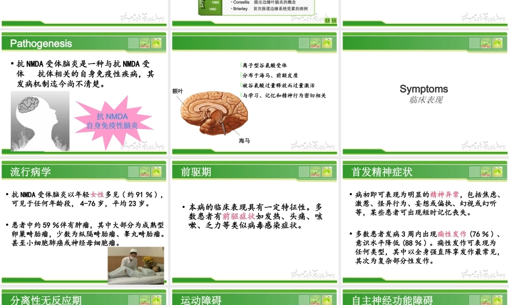 抗NMDA受体脑炎.ppt